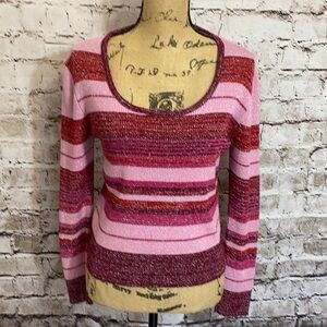 Cristina Mazzonett Knit Top Made in Italy Sz M